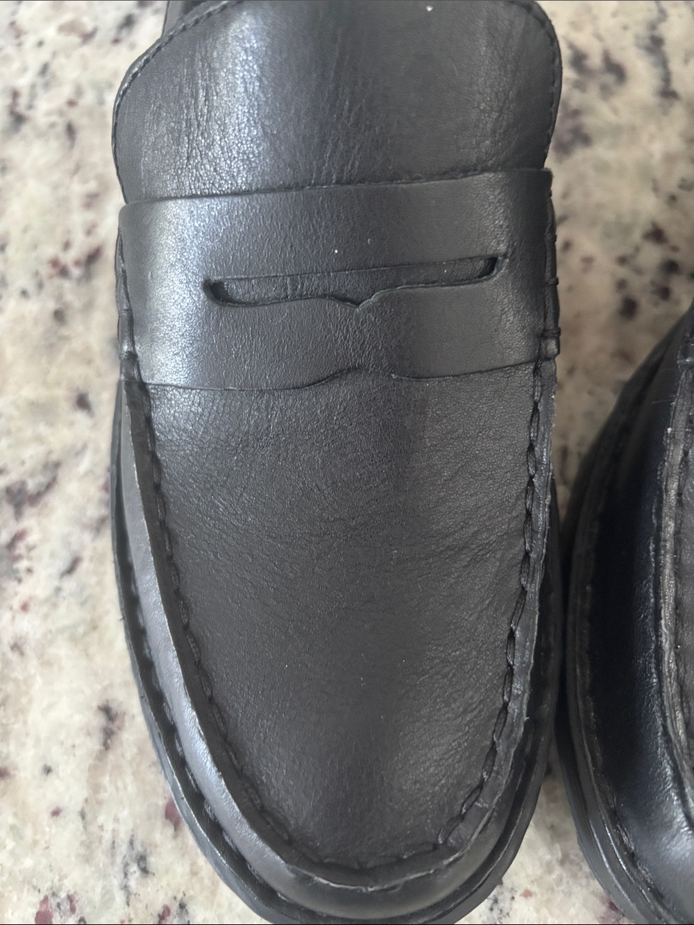 Like New Born Women’s Black Leather Penny Loafers Size 9.5 - Picture 5 of 6